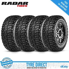 4X 265 70 16 RADAR RENEGADE R/T+ BRAND NEW MUD TERRAIN TYRES - 121/118Q M+S