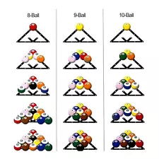  For 8/9/10 Ball Pool Magic Rack Sheet Positioning Plastic Billiard 2018 Sale