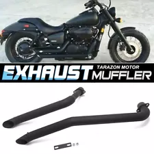 Dual Exhaust Muffler Pipes For Honda VT1100 Sabre Spirit Aero Shadow 1100 (For: 2002 Honda Shadow Aero 1100)