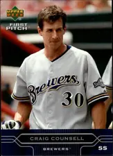 2005 Upper Deck First Pitch Milwaukee Brewers Baseball Card #109 Craig Counsell
