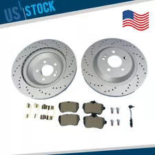 For Mercedes S Class S550 S550e Rear Brake Pads & Rotors #9239 Hot Sales New