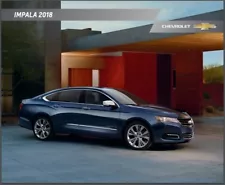 2018 Chevrolet Impala 28-page Original Car Sales Brochure Catalog