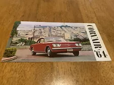 Original 1964 Chevrolet Corvair Sales Brochure 64 Chevy Monza Spyder