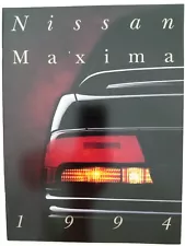 1994 Nissan Maxima Car Dealers Showroom Sales Brochure for 94