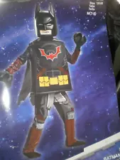 Boys LEGO BATMAN Halloween Costume Size 7/8 NEW Foam Tunic, Pants, Mask, Hands