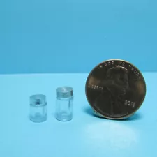 Dollhouse Miniature Empty Baby Food Jars Small and Medium with Lids FA2BJWL