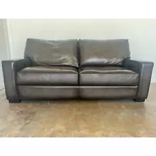 Pottery Barn Turner Square Arm Leather Sofa - Original Price $3,299