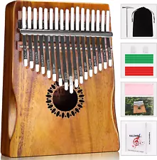 17-Key Kalimba Thumb Piano: Portable Gift for Kids & Adults