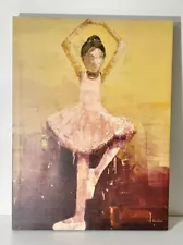 18W"x24H" BALLET GIRL - Little Ballerina - REBECCA KINKEAD - Wrap Around Canvas