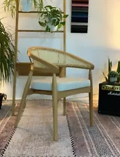 Wooden Dining Chair - Handmade Furniture with Color Options