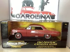 1:18 AMERICAN MUSCLE 1962 PONTIAC CATALINA 421SD MA# 3670