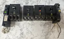 Square D Circuit Breaker Lot Of 6- 100, 60, 20 Arc Fault, 15x2, 15 arc Fault,