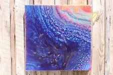 Original Art For Sale by Artist- Gold Leaf For Effects with Epoxy Resin