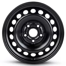 New Wheel For 2006-2016 Volkswagen Jetta 15 Inch Black Steel Rim