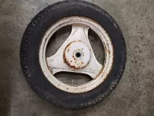 Honda Express SR NX50M -- #42650-187-670ZA -- REAR WHEEL W/TIRE -- USED