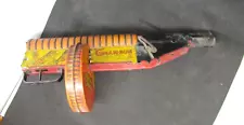 VINTAGE MARX TIN LITHO G-MAN TOY TOMMY MACHINE GUN - FOR PARTS/RESTORATION