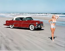 1954 Dodge Royal Sport Coupe Beach Front Photo shoot ad 8 x 10 photograph