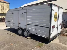 Cucar enclosed car hauling trailer