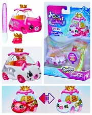 Shopkins Cutie Cars Princess Cutie Crown Color Change Fantasy Figure Set DieCast