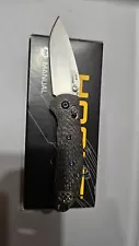 Doug Ritter Mini RSK-MK1-G2 2.9 Drop Point Tumbled Carbon Fiber