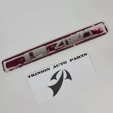 1993 Subaru Legacy 4WD Red Rear Emblem OEM