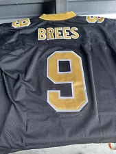 Reebok Onfield New Orleans Saints Drew Brees #9 Jersey Sz 48 Super Bowl XLIV 1C