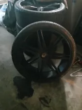 Kraze 26 in' Rims and Tires for sale-(305/30 R 26) Fits Trucks or SUV's 5 lug