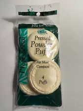 Powder Puffs 4 Count New