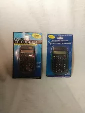 56 function Scientific Calculator Algebra, Geometry (Lot of 2)(NEW)