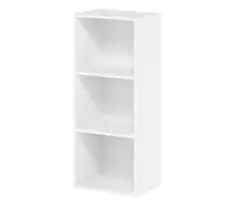 Small Cube Bookshelf Bookcase Storage Vertical Horizontally Floor Mount 3 Tier