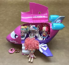 Shopkins Shoppies Season 8 Air Skyanna's Jet Plane With 4 Shoppie Dolls