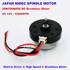 NIDEC 20N High Speed Outer Rotor Brushless Motor Built-in driver DC 12V 12000RPM