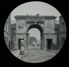 magic lantern slide c1890 photograph IRELAND BISHOPS GATE LONDONDERRY