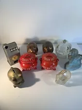 Lot Of 9 Piggy Banks