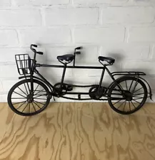 Unique Vintage Miniature Tandem Bicycle 22” Long