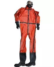 CHEMIKALIENSCHUTZANZUG FULL BODY CHEMICAL SUITE WITH DRAGER FULL FACE MASK