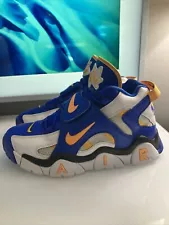 Nike Air Barrage Mid White Laser Orange Racer Blue Men’s Size 10.5 LA RAMS DT