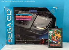 SEGA Genesis 16 Bit System & Sega CD Gamers Bundle + Extras! - Tested For Power