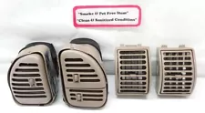 1995-1998 Silverado Sierra Tahoe Yukon Suburban Dashboard Vent Set 4pcs Tan OEM