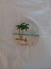 VINTAGE HAND PAINTED 4 INCH FLORIDA SAND DOLLAR