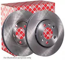 Pair of Blue Print Front Vented Brake Discs for Mitsubishi Lancer MN116329