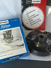 Sears Craftsman Carbide Tipped Rotary Planer 9-29513 For Radial Saw. 1975.