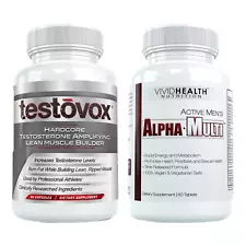 ULTIMATE ENERGY STACK FOR MEN: Alpha Multi with Testovox Testosterone Booster