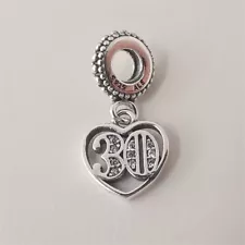 Pandora Years Of Love 30th Celebration Anniversary Charm Birthday