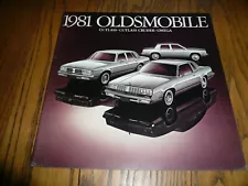 1981 Oldsmobile Cutlass Omega Cutlass Cruiser Sales Brochure - Two for One