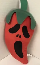 Ghost Face SCREAM Crazy Red Chili Pepper 12" Plush Big T Toys Stuffed Food