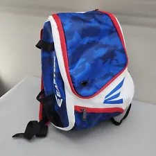 EASTON Game Ready Youth Baseball Backpack Dugout Bat Bag Red White Blue