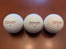 3 New Kirkland Signature AAAAA Performance White Golf Balls