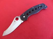 Spyderco C70GP2 ATR 2 Knife, 3.47 Inch CPM S30V Blade, Black G10 knife