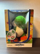 Amiibo Knitted Mega Yarn Yoshi Wooly World Big Wii U figure Nintendo Japan F/S